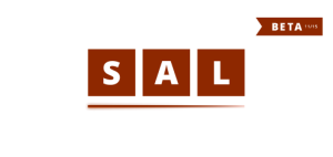 SAL Logo mit Beta-Logo-Etikett 2015