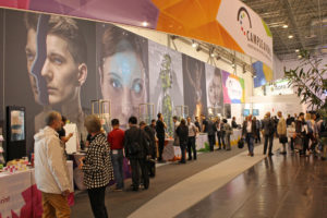 Standübersicht der Campus Avenue auf der Drupa 2016, Foto: Christiane Freyer