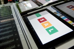 Tablet mit Startmenü